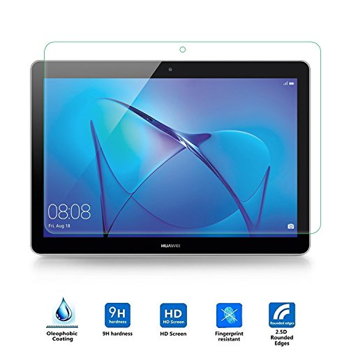 Huawei MediaPad T3 10.0 Tablet-PC Displayschutzfolie, IVSO Hohe Qualität Glas Explosionsgeschützte Display Schutz Folie -mit ultra-Stärke, ultra-klare Transparenz für Huawei MediaPad T3 10.0 Tablet-PC - 3