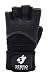 Produktbild SEBRO SPORTS Trainings-Handschuhe mit Handgelenk-Bandage für Damen und Herren | aus Leder | Für Kraft-Sport, Fitness, fingerlos mit Klettverschluss für Schutz und Griff-Kraft im Training