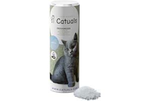 Catuals - Cat Litter Odor Eliminator - Neutralizes Urine Odor - Fragranced Gravel - Harmless to Humans and Animals - Long lasting - 100% Organic - Vegan - Mild, Gentle & Relaxing - Baby Care - 500g