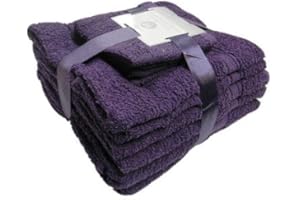 GC GAVENO CAVAILIA Gaveno Cavalia algodón Toronto (4 toallas de cara + 4 de manos + 2 de baño) Bale Set, morado, 10 unidades
