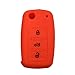 KMH VW00008RDBK 3 Button Flip Key Cover for Car (Red and Black) RS.219.00