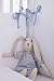 Clair de Lune Stardust Rocking Crib/ Cradle Quilt and Bumper Set (Blue)