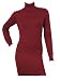 Produktbild Love Lola Damen Schlauch Kleid, Einfarbig Rot Burgunderrot 16