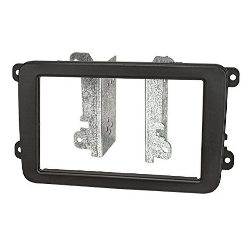 tomzz Audio  2457 - 037 Doble DIN de Radio para Volkswagen Golf 5 + 6 Passat Touran EOS Caddy Tiguan Scirocco, Skoda Seat OEM satén Acabado
