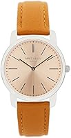 Mike Ellis New York Women's Quartz Watch with Beige Dial Analogue Display and Imitation Leather Beige - SL4527B10