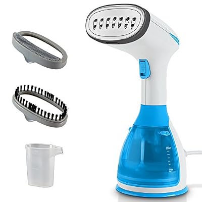 KOREY Défroisseur Vapeur, KOREY Fer à Repasser Vertical Portable 1500W 280ML Réchauffage Rapide Défroisseur à Main Vapeur à Vêtements, Steamer Defroisseur Vapeur Voyage pour Tissu et Textile
