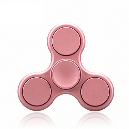 Bescita Popular Hand Spinner Fidget Copper Ball Desk Focus Toy EDC For Kids/Adults Hot (Rose Gold)
