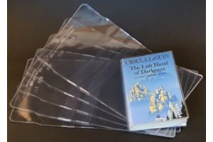 AWEHIRU ZIOO 10X CLEAR PLASTIC PAPERBACK BOOK COVERS 178MM