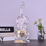 Con una mano de obra exquisita, hecha de material acrílico transparente duradero, puedes ver la construcción interna y observar cómo funciona la caja de música.