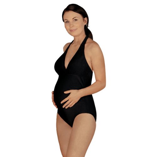 Carriwell Classic Maternity Swimsuit (Small, Black)