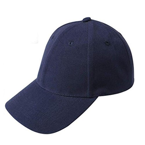 Preisvergleich Produktbild Btruely Baseball Cap Unisex Snapback Kappe Einstellbar Basecap Sommer Kappe Hip Hop Cap Sommer Sonnenhut Sport Mütze Eben Kappe (Marine)