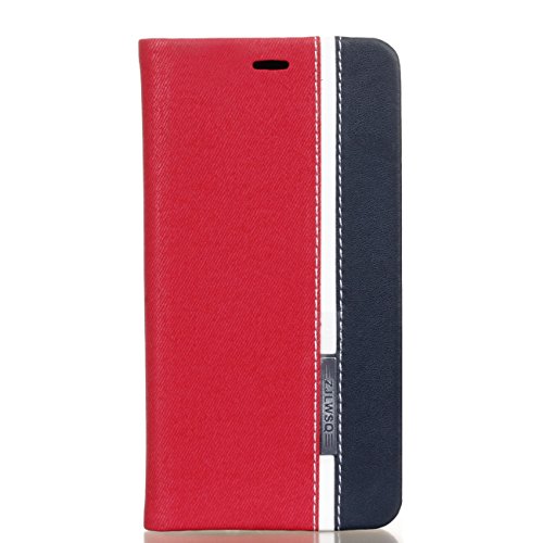 Galaxy J3 2016 Leather Case, Samsung Galaxy J3 2016 Wallet Case, BONROY Retro Stitching Contrast Color PU Leather Flip Case Wallet Cover With Stand Function Card Holder and ID Slot Slim Fit Protective Case Cover for Samsung Galaxy J3 2016 (5,0 inch)