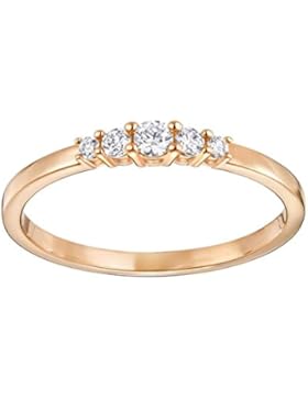 Swarovski Damen-Ring FRISSON Metall Swarovski Kristalle (rosé)