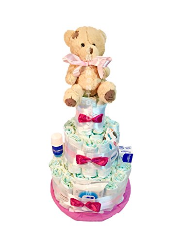 Tarta de pañales DODOT Mustela Rosa MomentosGourmet