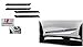 Lowernce Premium Quality Side Bidding + Asi Bumper Protector For Wagon R (Set Of 4 Pc) RS.1200.00