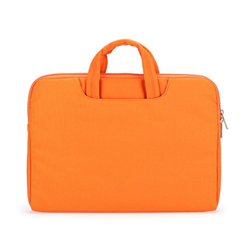 Caison 15.6″ Laptop NoteBook Bag Hülle Tasche 15.6 Zoll Handbag Schoner Abdeckung (Orange) - 3