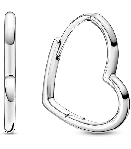 Pandpra Timeless Orecchini Morbidi In Argento Sterling Con Zircone – Modello 293774C01, 3x7,8x12,2 Mm