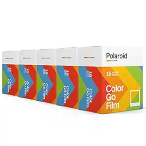 Polaroid Go Color Film - 80 Photos - 5 Double Packs Bulk Film (6205) - Only Compatible with Polaroid Go Camera