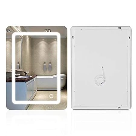 Turefans 9W, badspiegel mit Beleuchtung, badezimmerspiegel, Kühles