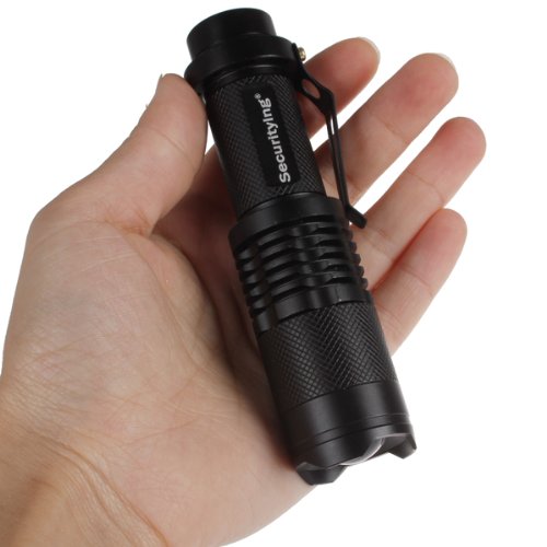 SecurityIng® 3 Modi Zoom Einstellbare XM-L T6 LED 1000Lm Wasserdichte Beleuchtung Lampe Licht Lechte Handlampe Taschenlampe - 7