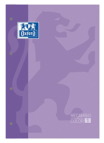 Oxford 100100366 - Bloc - recambios, 80 hojas, A4 160 paginas Violeta