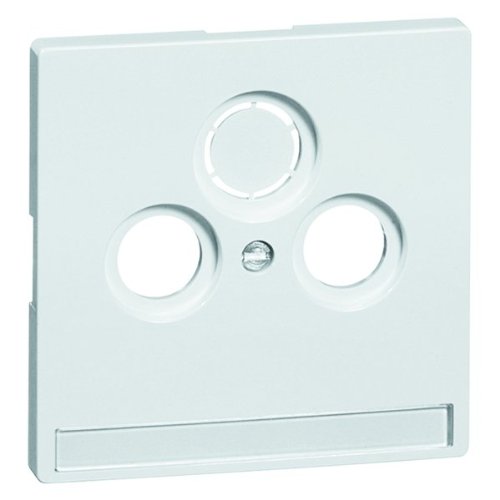 Preisvergleich Produktbild Peha 00815611 Dialog Zentralplatte für KOAX-Antennensteckdose, reinweiß