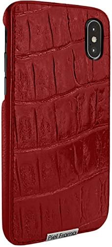 Piel Frama U791COSR FramaGrip Case for iPhone X - Wild Coco Red