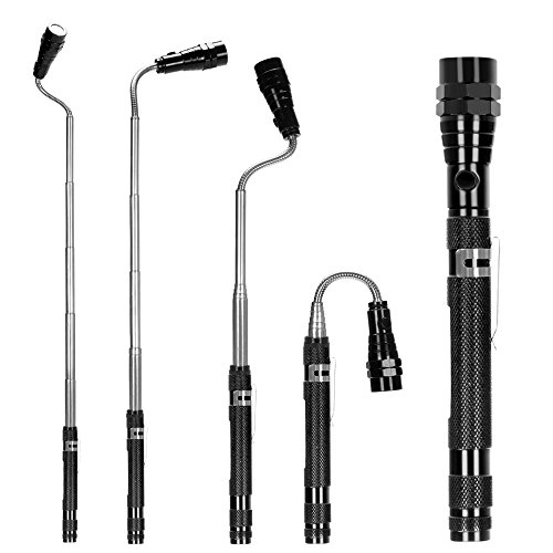 Preisvergleich Produktbild LED Taschenlampe mit Magnet Teleskop