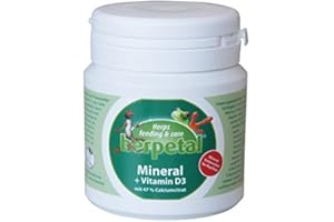 Herpetal Mineral + Vitamin D3, 100g