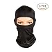 Produktbild 2pcs 3 in 1 Balaclava Gesichtsmaske Unisex Multifunktionale schützende atmungsaktive Anti UV Strahlen Sonnenschutz für Outdoor Sport (Schwarz)