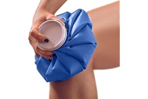 DR. ARTHRITIS Borsa del Ghiaccio e dell’Acqua Calda Ideata da Medici – Per Impacchi Freddi e Caldi – Borsa Ghiaccio Morbida e Impermeabile per Infortuni a Ginocchio, Collo, Polso (Taglia Piccola, 15 cm, Blu)