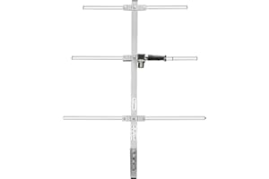 Ailunce AY02 Yagi Antena Direccional Plegable UHF Hembra 7 dBi Alta Ganancia Larga Distancia Compatible con Ailunce HD1 Compatible con Retevis RT5R RT3S TYT MD-380 Baofeng UV-5R (1Pieza)