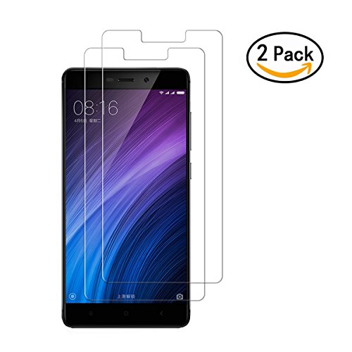 Zuttero Protector de Pantalla para Xiaomi Redmi 4  2 Unidades   Cristal Vidrio Templado Cristal Protector para Xiaomi Redmi 4 -  Ajuste Perfecto  - Protector para Xiaomi Redmi 4