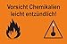 Produktbild Gefahren Chemikalien / Explosions Schild -5368- Thermometer 29,5cm * 20cm * 2mm, ohne Befestigung