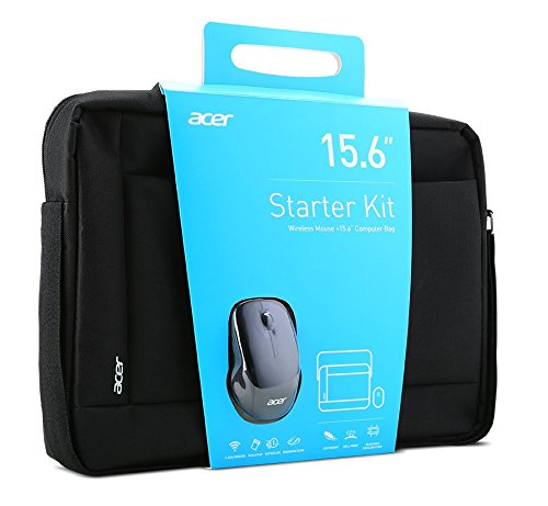 Acer Notebook Starter Kit Belly Band  15 6 Zoll Tasche  Wireless Maus  Schwarz