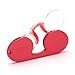 Produktbild NOOZ - Bügellose Lesebrille Unisex - Rot +2 Oval - Immer griffbereit