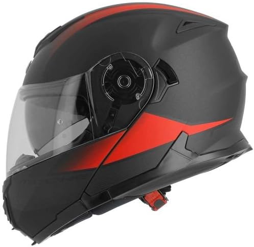 Astone Modular Helmet Matt Black Red Size rt1200 Vanguard, Size L