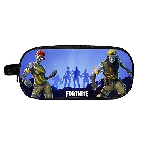 Preisvergleich Produktbild Yovvin Fortnite Mäppchen, Multifunktions Federmappe mit Reißverschluss, Wasserdicht Federmäppchen für Kinder Jungen Mädchen Jugendliche und Lehrer( Style 13)