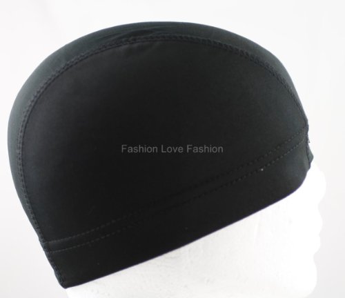 Spandex Visor Dome Cap No.201 Black