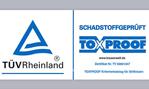 Kissen ELA 40x60cm, BAUMWOLLE Frottee mit ZIP-Tasche, EPS-Microperlen TOXPROOF®, inklusive Nachfüllpackung - 7