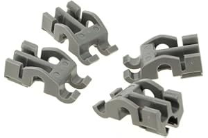 LORTECH Set di 4 clip per cestello inferiore lavastoviglie 481010600198