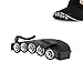 Produktbild owikar LED Cap Lampe 5 LED Akku Head Light Hand frei Hat Lichter Angeln Scheinwerfer Nacht Lampe für Outdoor Camping Jagd Angeln Wandern Radfahren Joggen Taschenlampe Jagd – Schwarz