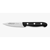 Arcos Black Peeling Knife 100mm | Peeling knife for peeling and cutting small parts. Colour: black. 100mm blade