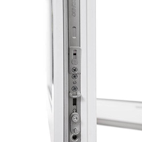 Kellerfenster – Kunststoff – Fenster – weiß – BxH: 70×50 cm – DIN links – Sicherheitsbeschlag – verschiedene Maße - 5