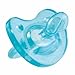 CHICCO Silicon Physio Soft Soother Baby Dummy 0m + Blue