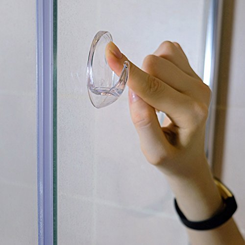 Tatkraft Beiner Stark Klebehaken Bad und Küche Klar Transparent Selbstklebend Plastik 3 tk - 4