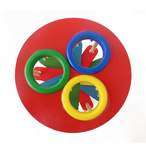 MagiDeal Hot Sale Infant Toy Educational Toy Wooden Multicolour Ball Ladder Toy Knock