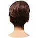 FESHFEN Bridal Hair Bun Updo Scrunchy Scrunchie Hairpiece Wig Hair Ribbon Ponytail Extensions Clips Straight Drawstring Hair Chignons Topknot Knot-M27/613 Strawberry Blonde & Bleach Blonde Mixed