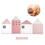 100% ALGODÓN - Nuestras almohadillas para parachoques de cuna se combinan con 100% algodón, tejido suave y cómodo, el relleno interno es una esponja.