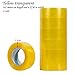 Produktbild Cassiel Y Klebeband - 6 Rollen Mit 45 Mm X 141 M Klebeband Pro Packung Für Pakete Und Schachteln. (Gelb Transparent)